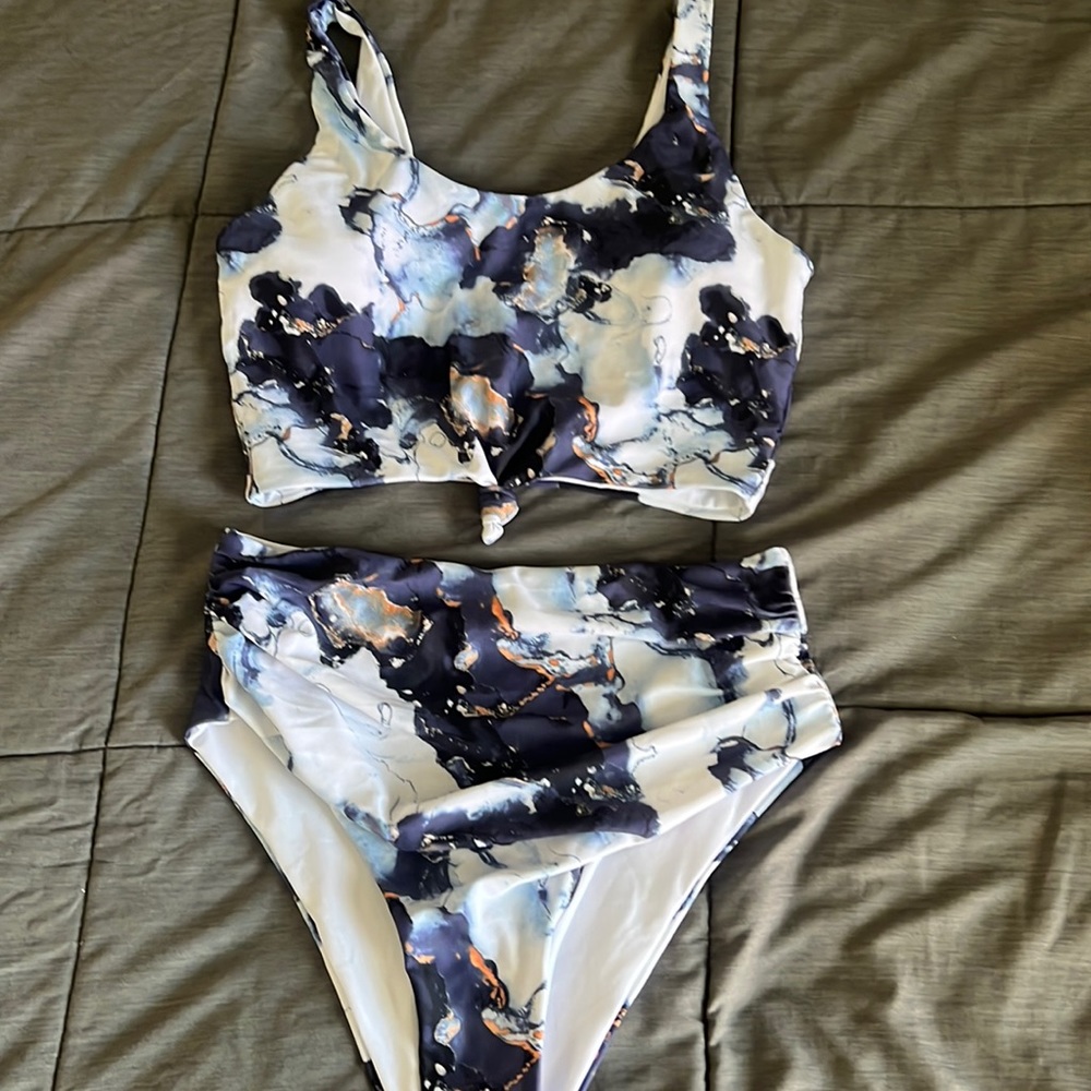 SHEIN Marble design bikini